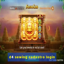 d4 sewing cadastro login